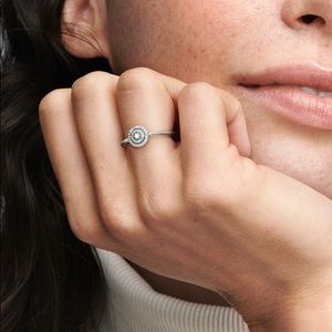 Pandora Sparkle Ring, Sterling Silver